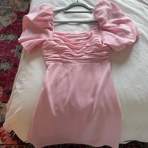 Cinq A sept pink mini dress